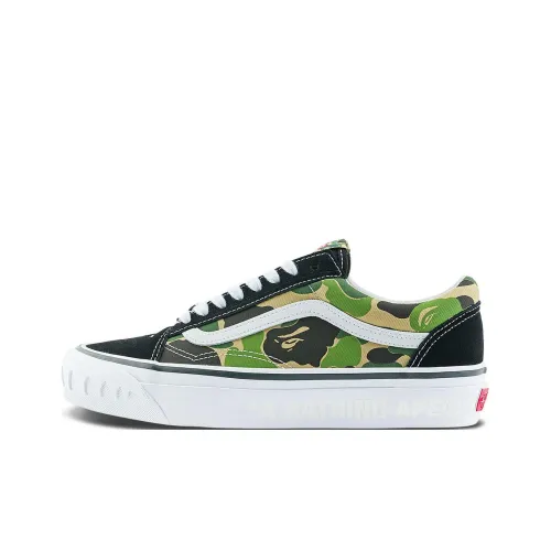 Vans Old Skool Collection Скейтборд Кроссовки Низкие Красный Синий Унисекс