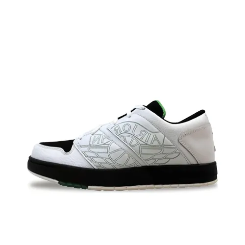 Джордан Nu Retro 1 Low Амортизация Износостойкий Низкий Топ Винтажные Баскетбольные Кроссовки Мужские Белые