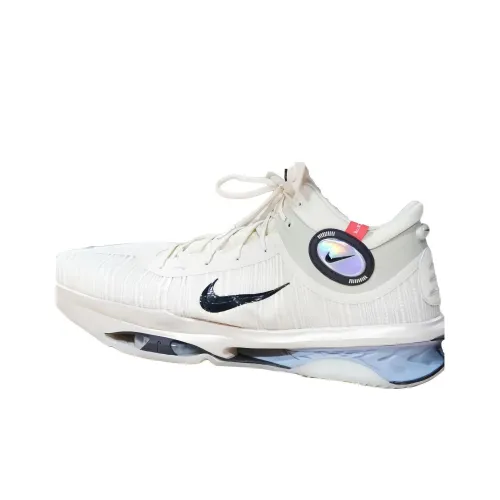 nike GT Jump 2 'Air Total Foamposite Max' Устойчивый к истиранию Дышащий Низкий Топ Баскетбольные кроссовки Мужской Белый