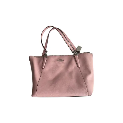 COACH AVA Кожа Тоут Сумка Сумка для покупок Ручная сумка Сумка через плечо Сумка на плечо Большая Женская Вишневый цветок Розовый