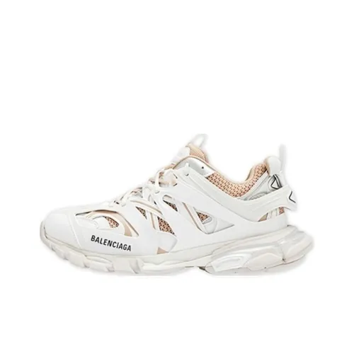 Balenciaga Track Low Top Толстая подошва Кроссовки Мужские Белые