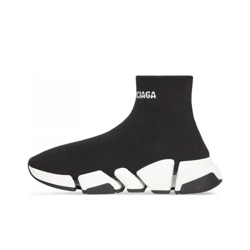 Balenciaga Speed 2,0 High Топ Спортивная Повседневная Обувь Женская Черная
