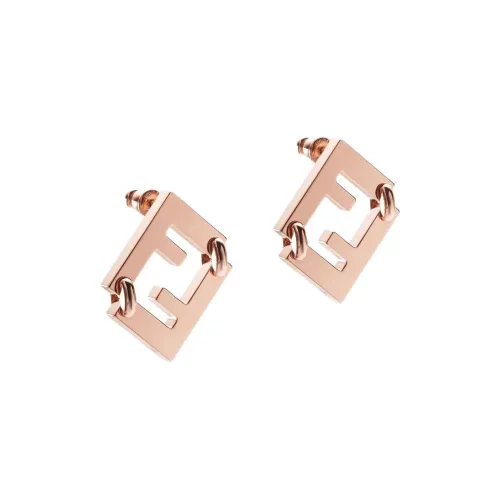 FENDI Серьги Женские Бронза