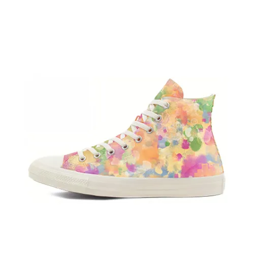Converse Chuck Taylor All Star TWISTED Tie Dye High Top Кеды Унисекс Желтый Фиолетовый