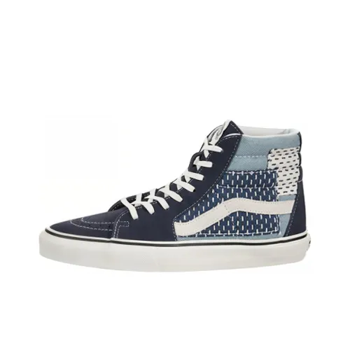 VANS SK8 High Топ Скейтборд Кроссовки Унисекс Синий