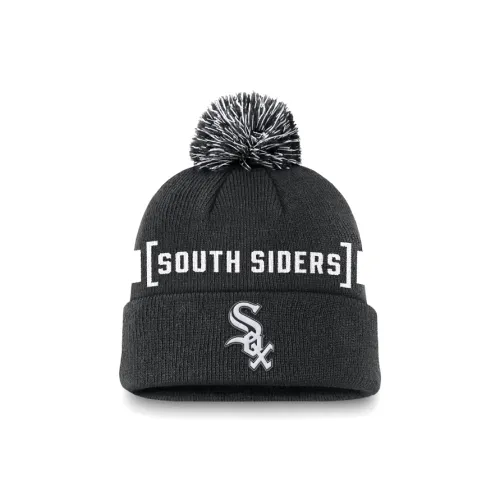 nike Акриловые шапки-бини Мужской Черный