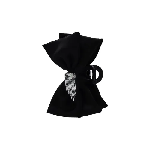 ROYALSASA Полиэстер Искусственный кристалл Заколка-краб Shark Женская