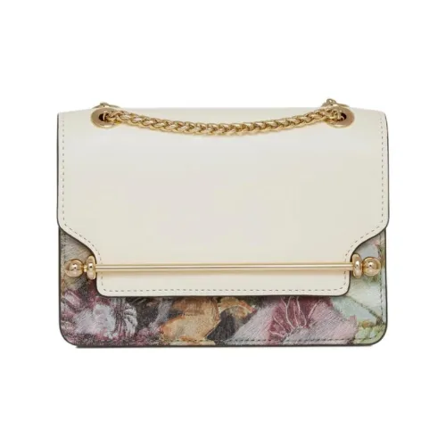 Strathberry Гладкая Телячья Кожа Сумка через плечо Мини Женская Белая и Многоцветная