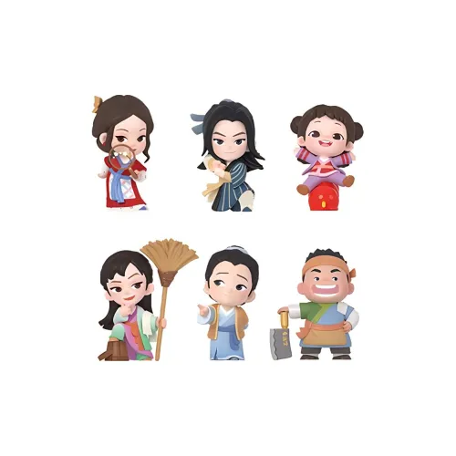 LUNZIXIAOMA 'Outlaws OF The Grasslands Длинный Time Нет See' Слепые коробки Один Слепая коробка Целая коробка 6 шт