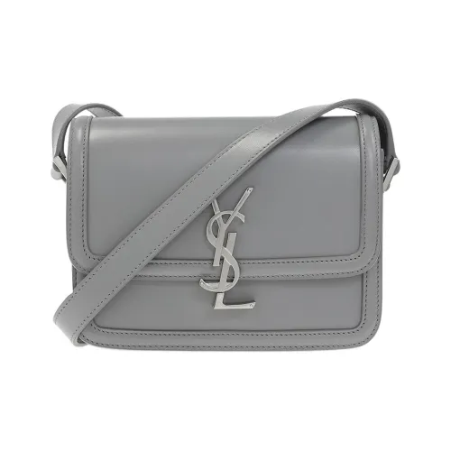 SAINT LAURENT Solferino Кожа Сумка через плечо Сумка на плечо Женская Серый