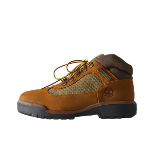 KITH x Timberland Field Boots Водонепроницаемый и Износостойкий Короткий Аутдор Мужской Темно-коричневый