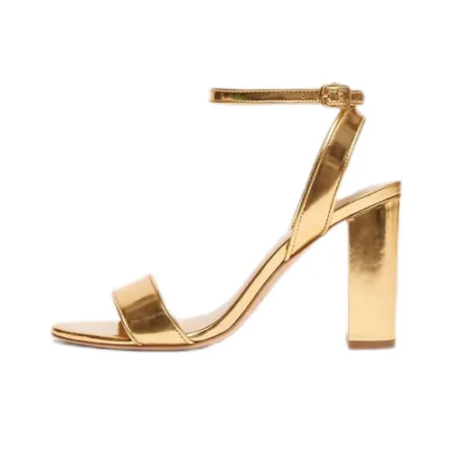 Sandro One Ремень Сандалии Женские Золотые