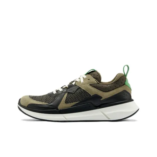 Ecco Низкий Топ Casual Мужской Зеленый