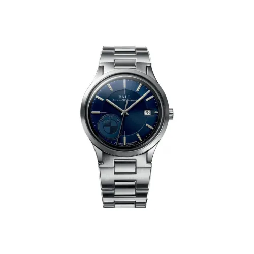 Шар Автоматический Механический Механизм Мужские Часы Часы 40 мм Синий Циферблат Корпус из Нержавеющей Стали Ремешок из Нержавеющей Стали