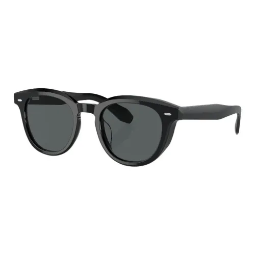 Oliver Peoples OVAL SUNGLASSES Мужской Черный