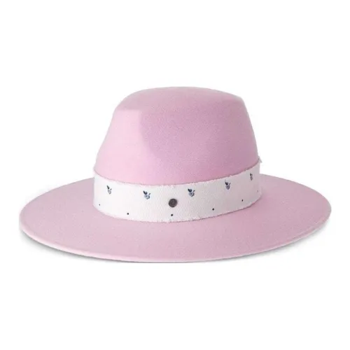 Maison Michel Шерстяной войлок Цилиндры Женские Розовый бабл-гам