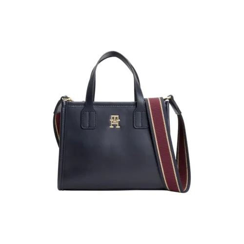 Tommy Hilfiger ПУ (полиуретан) Тоут Сумка Сумка для покупок Сумка через плечо Сумка Маленькая Женская Синяя