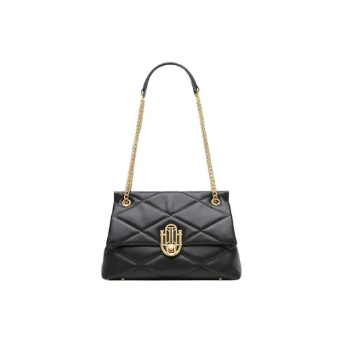 Clannad Сумка через плечо из коровьей кожи большая женская черная