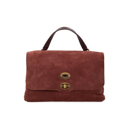 Zanellato Замша с кожаными вставками сумка через плечо сумка среднего размера женская красная