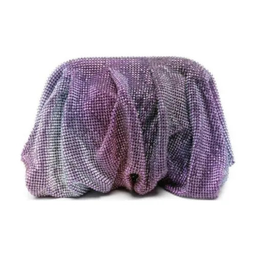 BENEDETTA BRUZZICHES Алюминиевый клатч из сетки женский многоцветный