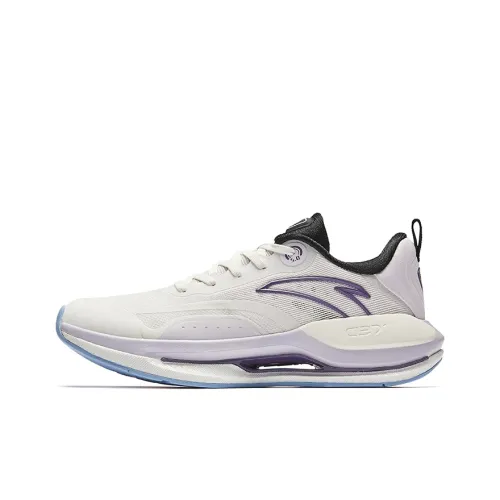 ANTA RUNNING Collection Противоскользящий устойчивый к истиранию низкий топ повседневная беговая обувь женский белый фиолетовый