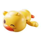 Маленький желтый персик, странная утка