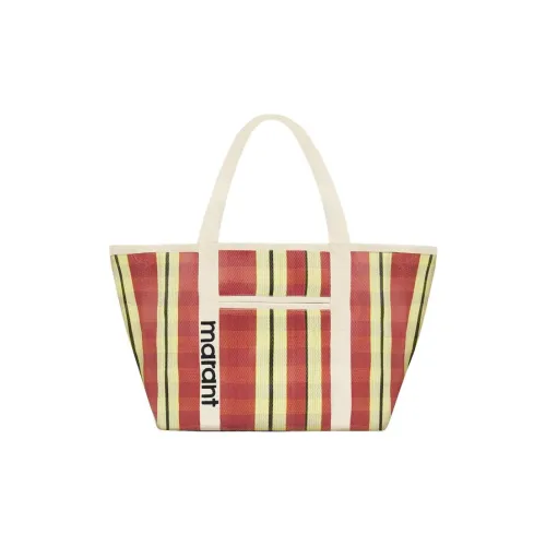 ISABEL MARANT Darwen Нейлон Тоут Сумка Сумка для покупок Сумка Сумка через плечо Женская Красная и Желтая