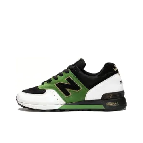 New Balance NB 576 Амортизация Износостойкий Низкий Топ Беговые кроссовки Унисекс Зеленый