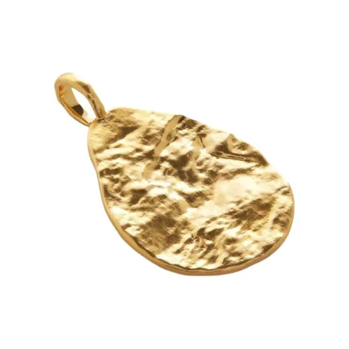 Monica Vinader Переработанный Серебряный Шармы Подвески Женские Золотые