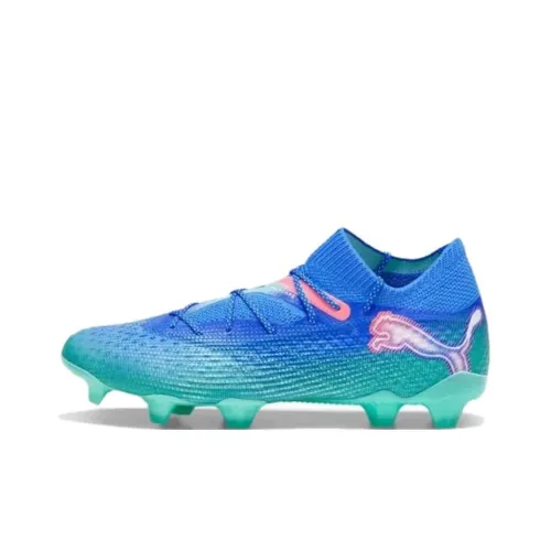 PUMA FUTURE 7 ULTIMATE AG Искусственная трава FG Твердый грунт Футбольные бутсы Унисекс Синий Зеленый