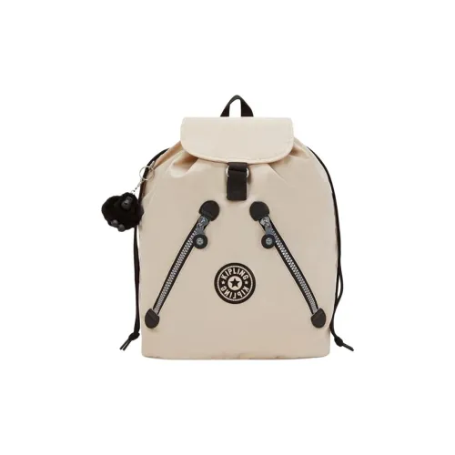 Kipling Полиамид и Нейлон Рюкзак Большой Унисекс Оригинальный Бежевый