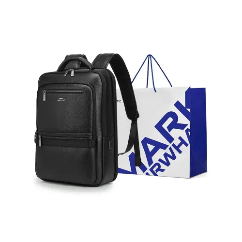 FAIRWHALE Рюкзак из коровьей кожи универсальный для мужчин