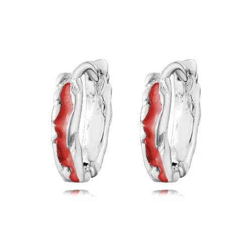 MUYAN Сплав Нерегулярные Текстурированные Серьги-кольца Унисекс