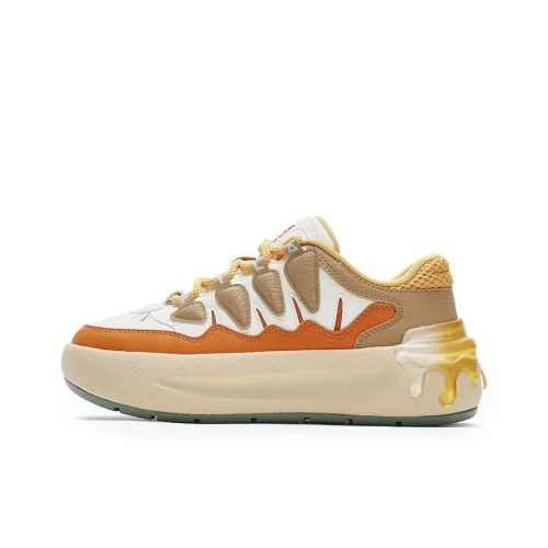 FILA CARROT 2 Скейтборд Кроссовки Низкие Цвет раннего снега/Темный Апельсин Женские
