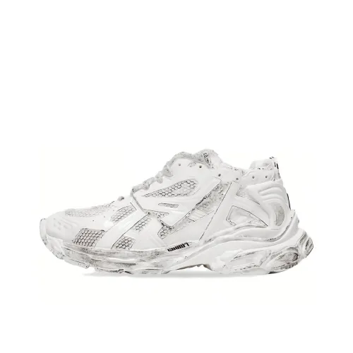 Balenciaga Runner Low Топ Повседневная обувь Унисекс Белый