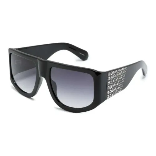 Linda Farrow Ацетат Нерегулярная форма Солнцезащитные очки Женские Черный