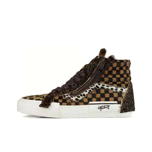 VANS SK8 Vault Высокие Кроссовки для скейтбординга Унисекс Черный Коричневый Белый