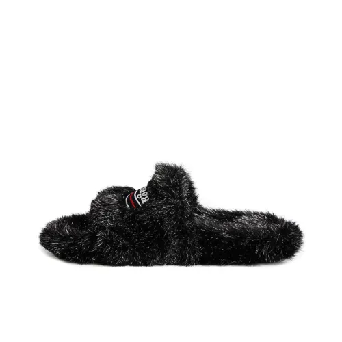 BALENCIAGA Furry Слипоны Черные Женские