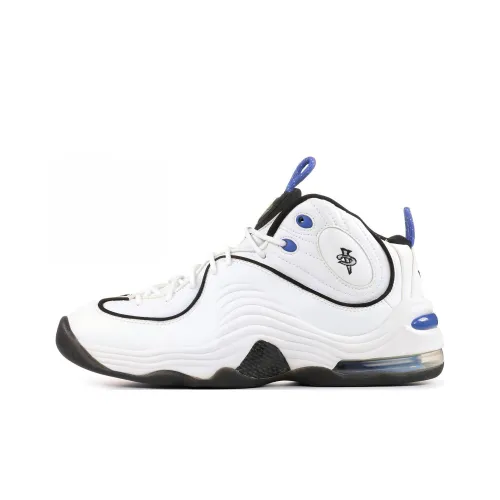 Nike Penny 2 Белый VARSITY Королевский Нелипкий Легкий MID Топ Винтажные Баскетбольные Кроссовки Мужской Белый