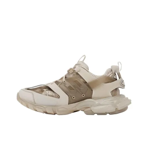 Balenciaga Track Low Top Повседневная обувь Женская Светлый Бежевый