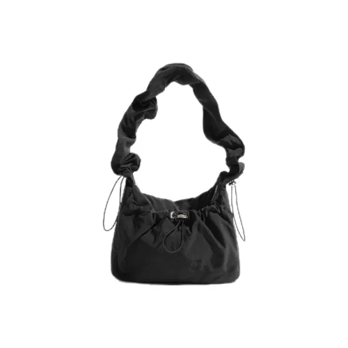 Carksky Сумка из нейлона Облачная сумка Сумка через плечо Женская Черная Серая Бежевая