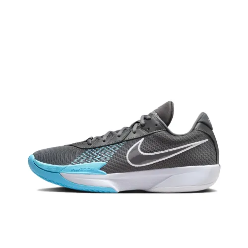 Nike Air Zoom г.T. Cut ACADEMY Slip Resistant Abrasion Resistant Низкий Топ Баскетбольные кроссовки Мужской Серый