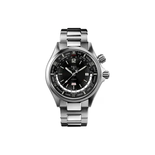 Шар Engineer General II Collection Автоматический Механический Механизм Мужские Часы Часы 45 мм Черный Циферблат