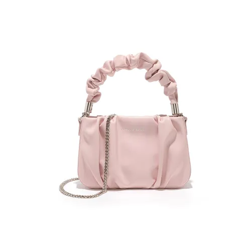 CLEVER KETCH Nappa Текстура Ткань Облачная Сумка Сумка через плечо Сумка Женская Розовая Черная Экрю