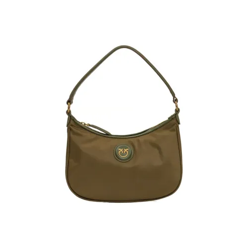 PINKO Half Moon series Полиамид Полумесяц Сумка Портативная Сумка через плечо Сумка на плечо Женская Зеленая