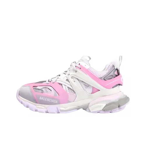 Balenciaga Track 1,0 Low Топ Толстоподошвенные кроссовки Женские Белые Розовые Серые