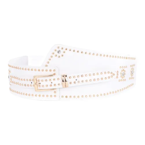 Emperor Penguin Эластичный пояс с пуговицей и заклепкой дизайн эластичный широкий платье кожаные ремни женский