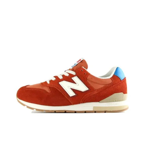 New Balance NB 996 Low Топ Беговые кроссовки Унисекс Оранжевый Красный Белый