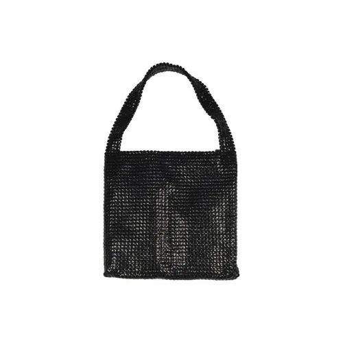 Paco Rabanne Алюминиевая Одно Плечо Сумка Маленькая Женская Черная