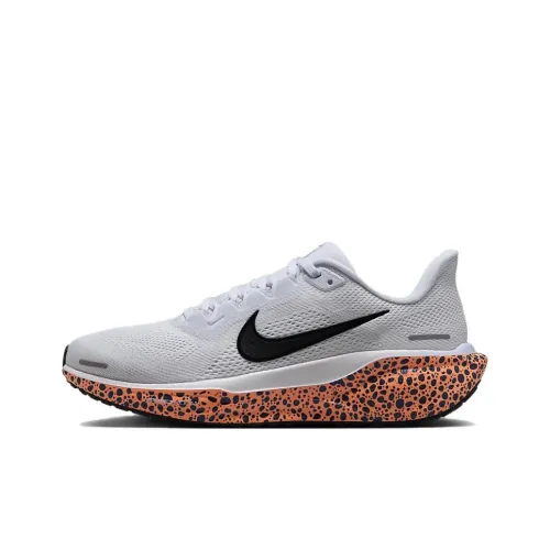Nike Pegasus 41 Slip Устойчивый к истиранию Низкий Топ Повседневные Беговые кроссовки Женские Белые